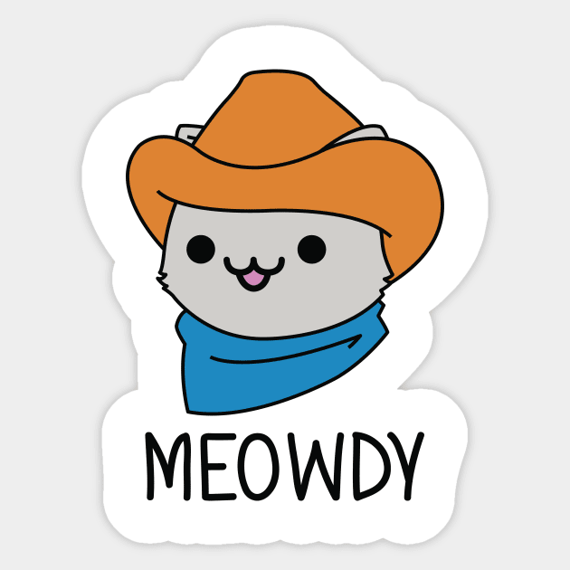 Meowdy Sticker by redbarron